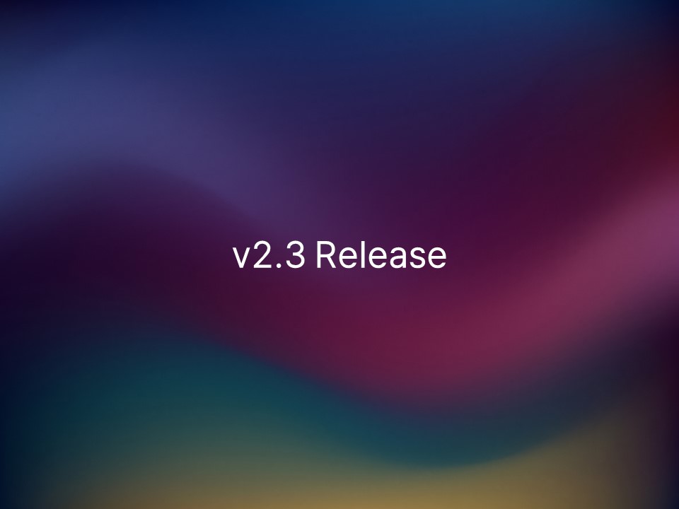 EVA Release v2.3